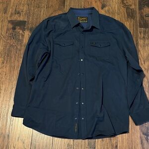 Fender Dark Blue Long Sleeve Shirt